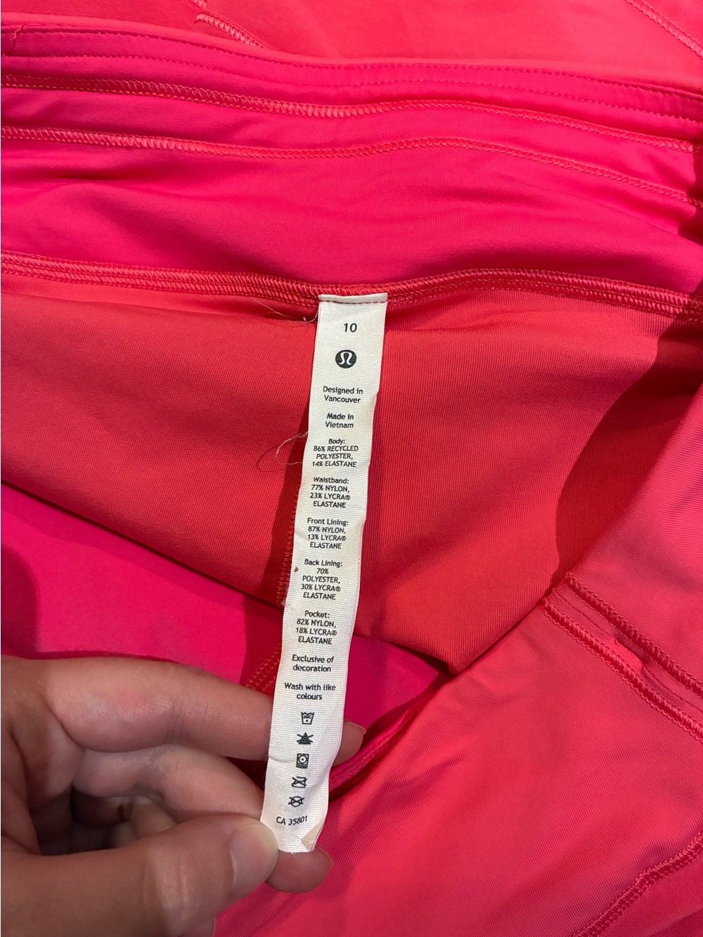 lululemon athletica Pink Tiered Athletic Skort - Picture 9 of 10